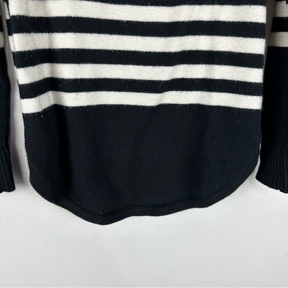 Anthropologie Black White Rebekah Knit Pullover Sweater Size XS - Picture 2 of 8